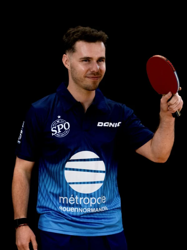 Esteban Dorr, joueur de l'équipe Pro A du SPO Rouen