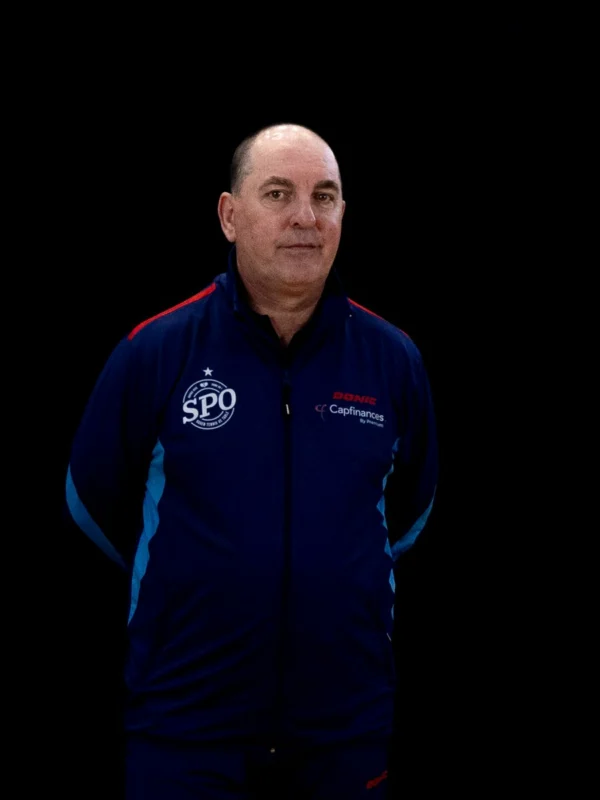 Stéphane Hucliez, coach de l'équipe Pro A du SPO Rouen